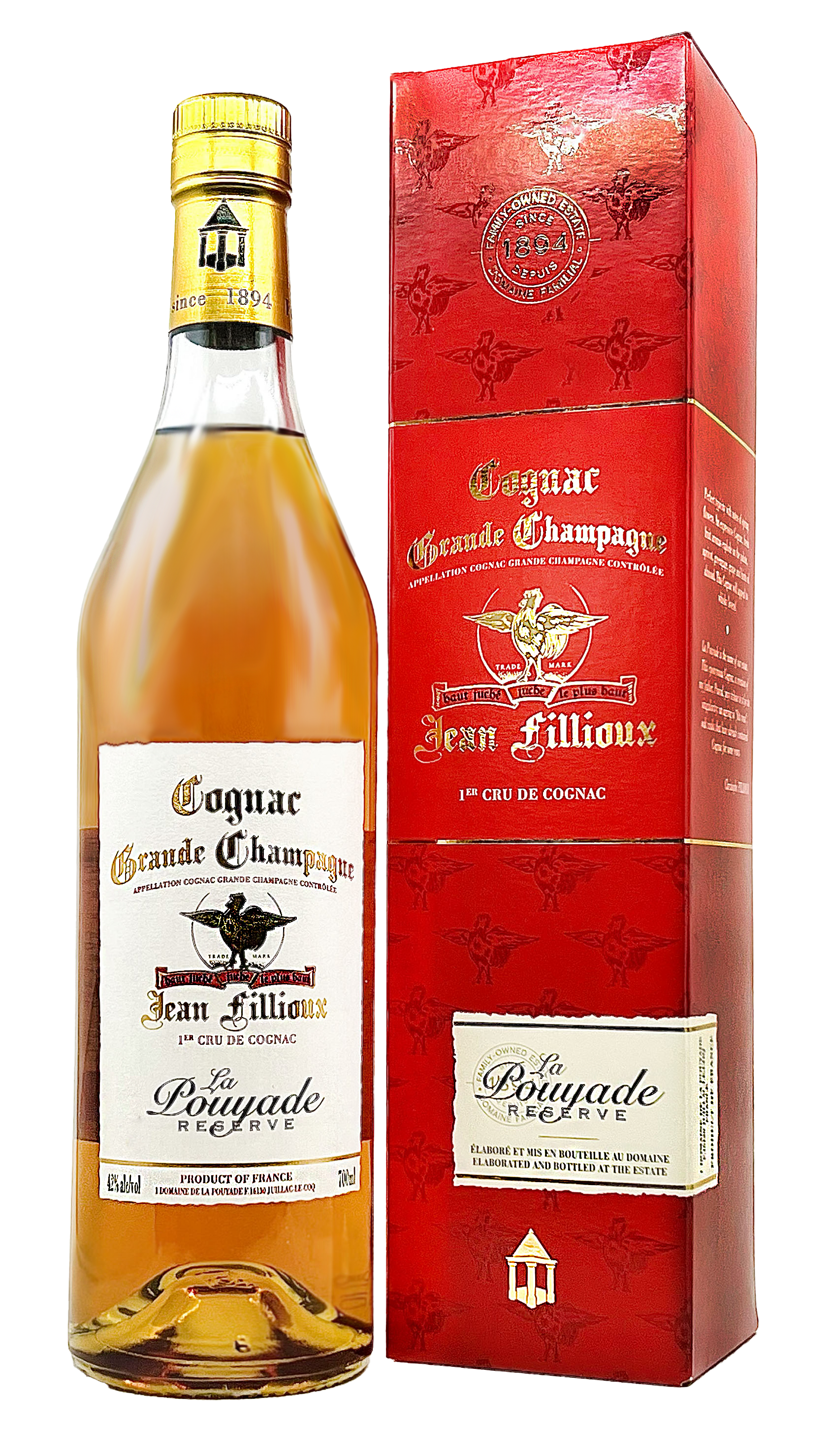 Jean Fillioux Grande Champagne(古酒、未開封) Jean Fillioux Cognac Grande Champagne — Heavenly Spirits